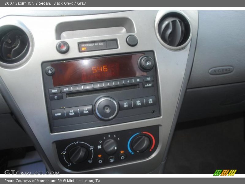 Black Onyx / Gray 2007 Saturn ION 2 Sedan