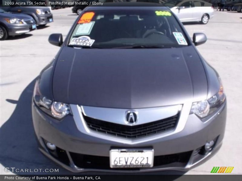 Polished Metal Metallic / Ebony 2009 Acura TSX Sedan