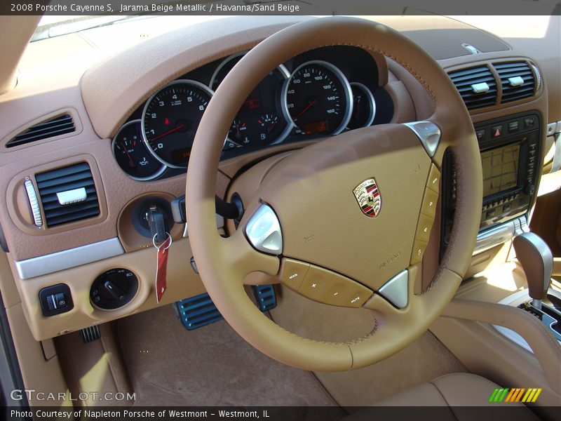 Jarama Beige Metallic / Havanna/Sand Beige 2008 Porsche Cayenne S