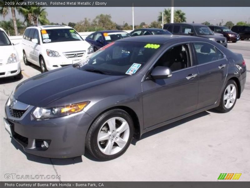 Polished Metal Metallic / Ebony 2009 Acura TSX Sedan