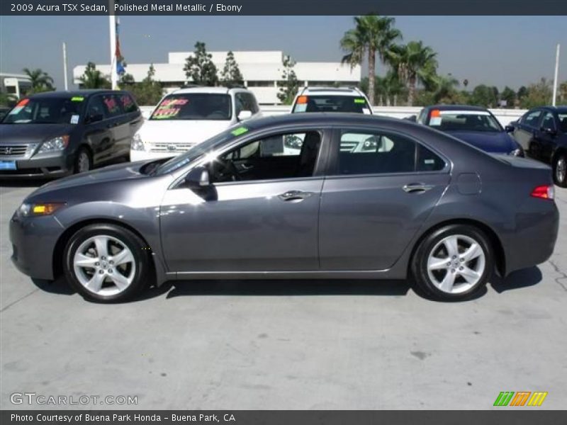Polished Metal Metallic / Ebony 2009 Acura TSX Sedan