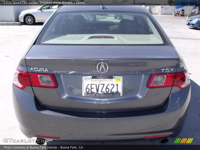 Polished Metal Metallic / Ebony 2009 Acura TSX Sedan