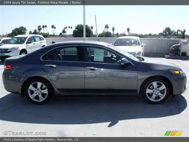 Polished Metal Metallic / Ebony 2009 Acura TSX Sedan