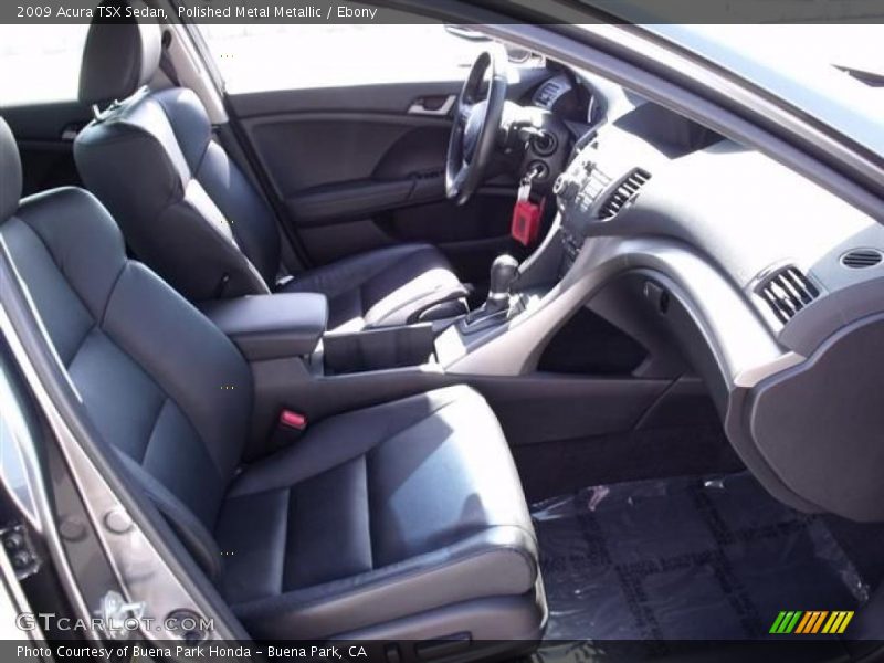 Polished Metal Metallic / Ebony 2009 Acura TSX Sedan