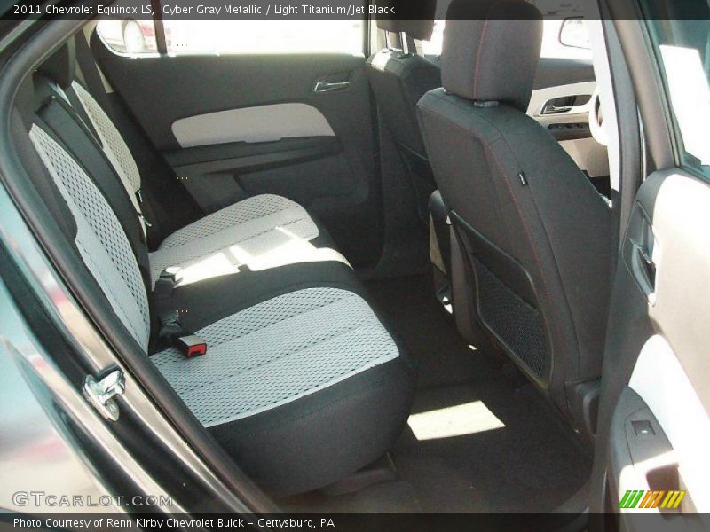 Cyber Gray Metallic / Light Titanium/Jet Black 2011 Chevrolet Equinox LS