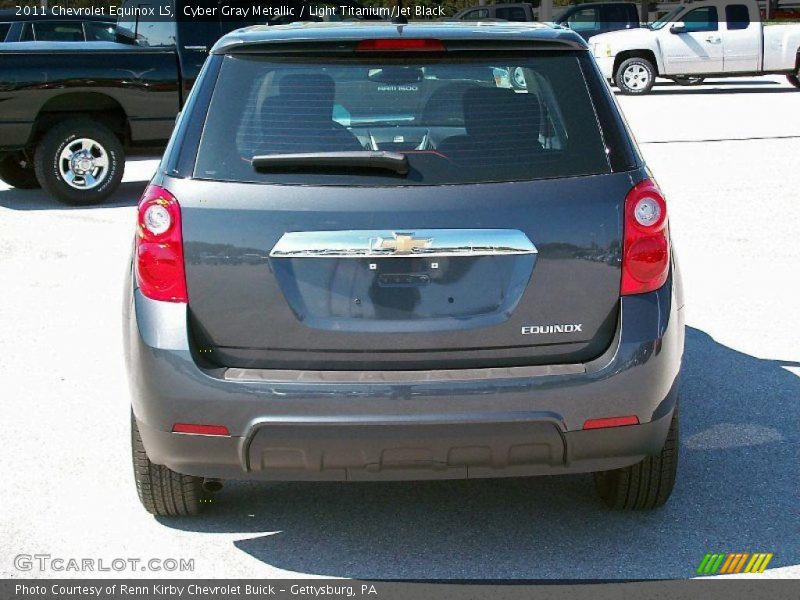 Cyber Gray Metallic / Light Titanium/Jet Black 2011 Chevrolet Equinox LS