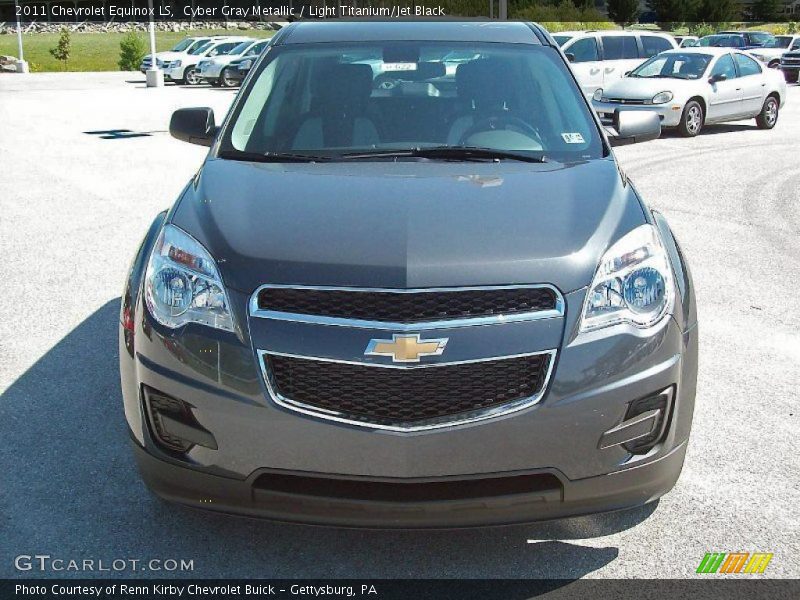 Cyber Gray Metallic / Light Titanium/Jet Black 2011 Chevrolet Equinox LS