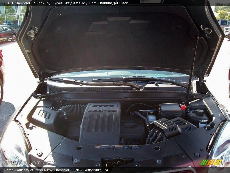 Cyber Gray Metallic / Light Titanium/Jet Black 2011 Chevrolet Equinox LS