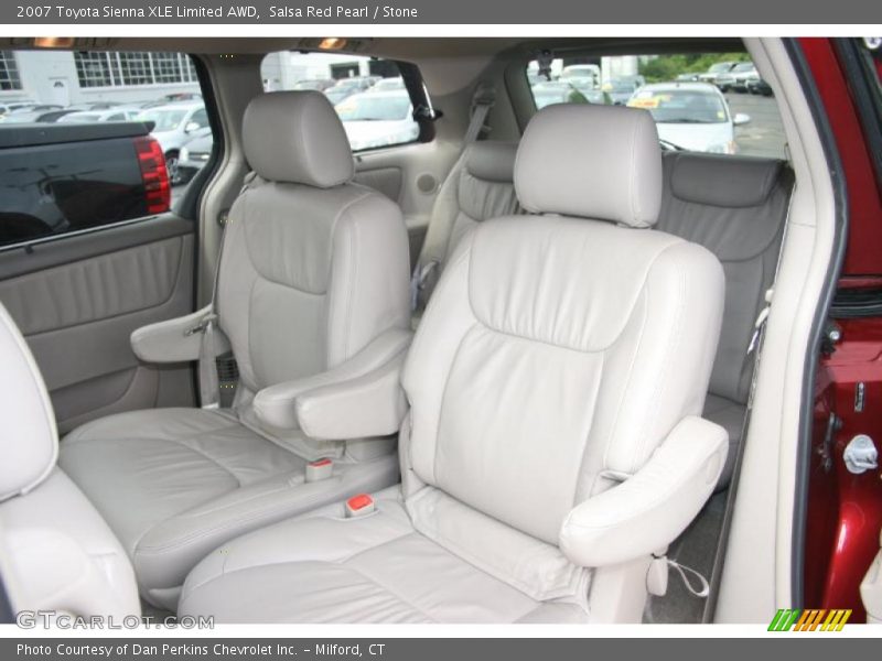Salsa Red Pearl / Stone 2007 Toyota Sienna XLE Limited AWD