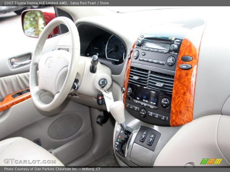 Salsa Red Pearl / Stone 2007 Toyota Sienna XLE Limited AWD