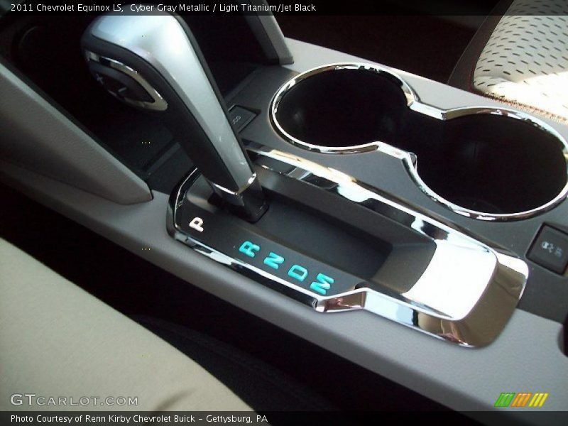 Cyber Gray Metallic / Light Titanium/Jet Black 2011 Chevrolet Equinox LS