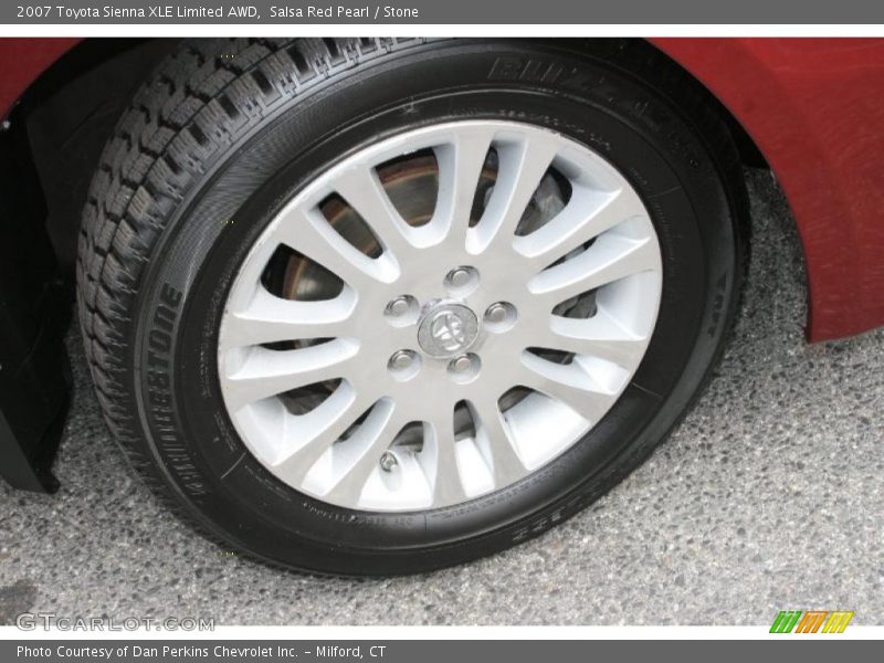 Salsa Red Pearl / Stone 2007 Toyota Sienna XLE Limited AWD
