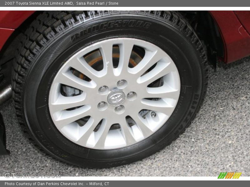 Salsa Red Pearl / Stone 2007 Toyota Sienna XLE Limited AWD