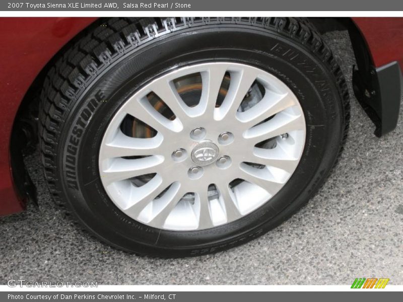 Salsa Red Pearl / Stone 2007 Toyota Sienna XLE Limited AWD