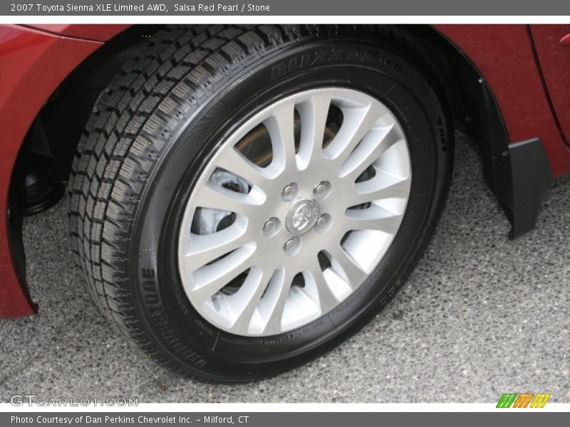 Salsa Red Pearl / Stone 2007 Toyota Sienna XLE Limited AWD