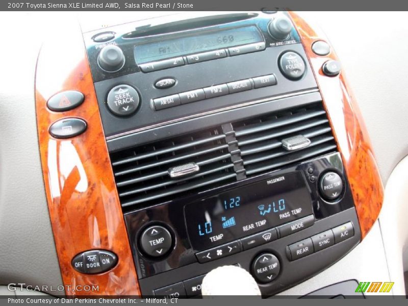 Salsa Red Pearl / Stone 2007 Toyota Sienna XLE Limited AWD