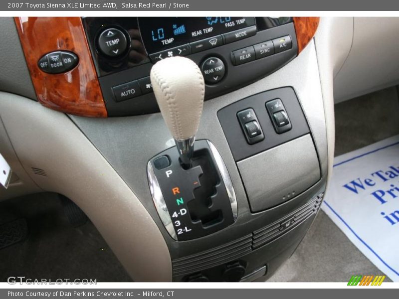 Salsa Red Pearl / Stone 2007 Toyota Sienna XLE Limited AWD