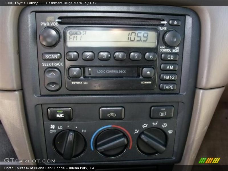 Cashmere Beige Metallic / Oak 2000 Toyota Camry CE