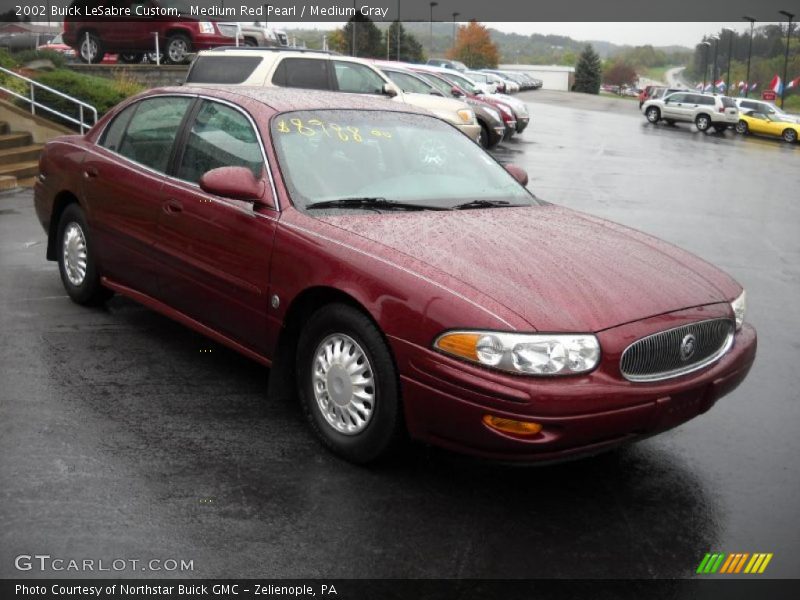 Medium Red Pearl / Medium Gray 2002 Buick LeSabre Custom