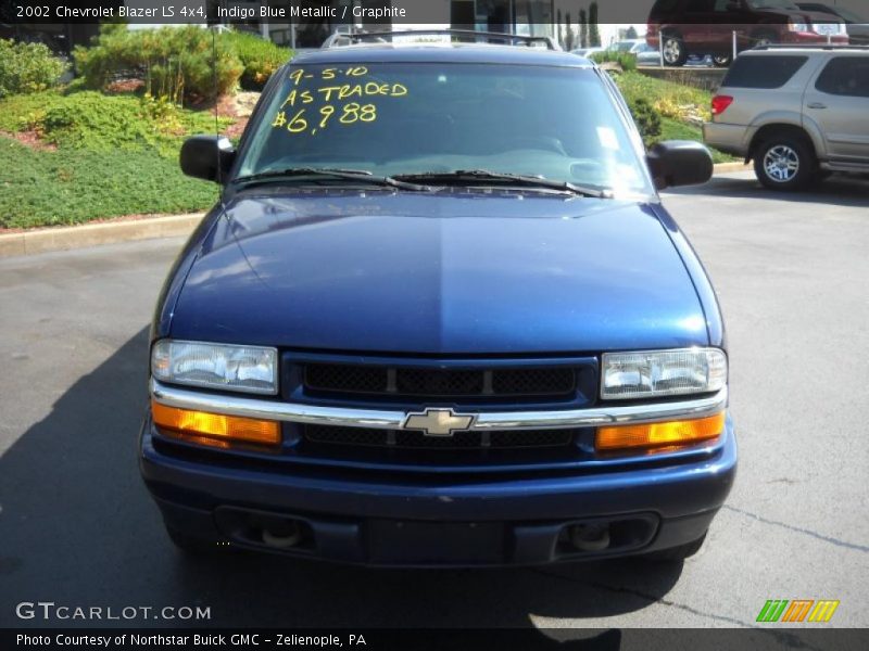 Indigo Blue Metallic / Graphite 2002 Chevrolet Blazer LS 4x4