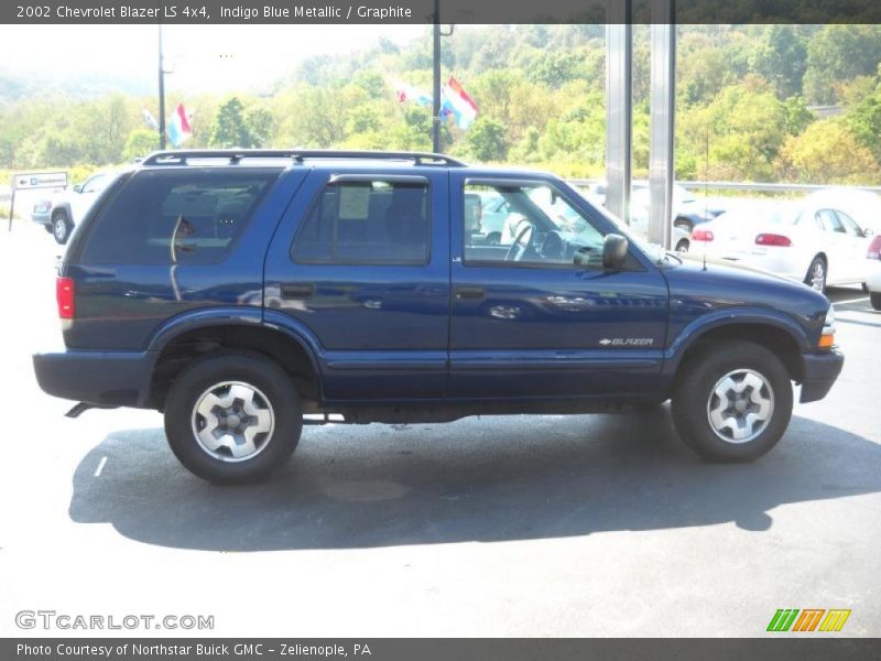 Indigo Blue Metallic / Graphite 2002 Chevrolet Blazer LS 4x4
