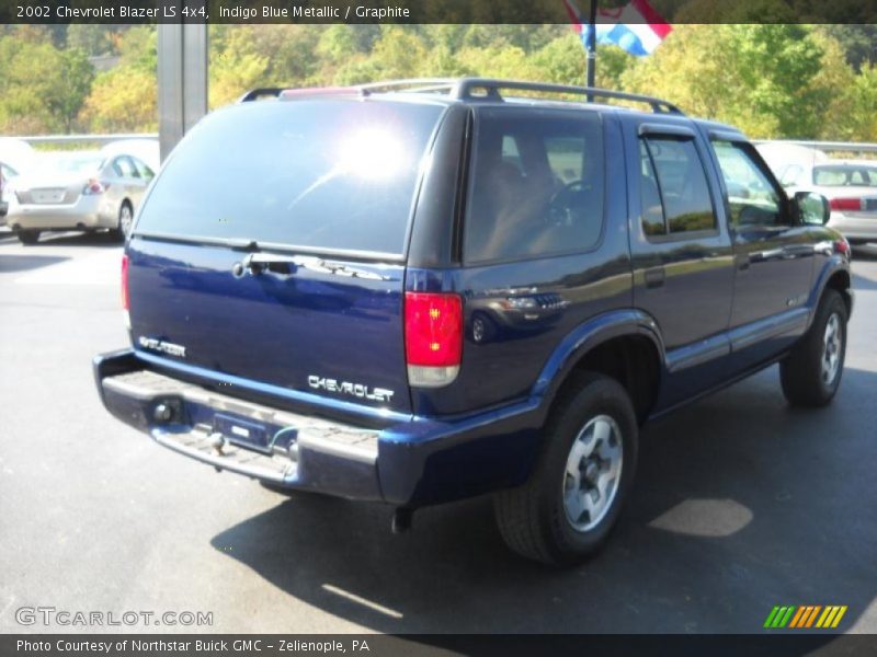Indigo Blue Metallic / Graphite 2002 Chevrolet Blazer LS 4x4