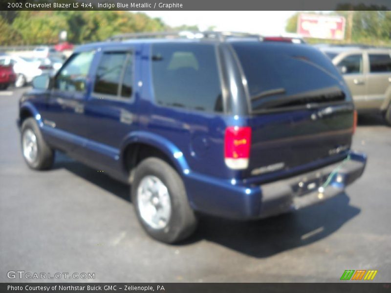 Indigo Blue Metallic / Graphite 2002 Chevrolet Blazer LS 4x4
