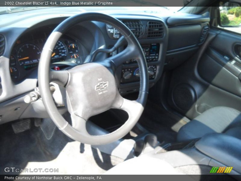 Indigo Blue Metallic / Graphite 2002 Chevrolet Blazer LS 4x4