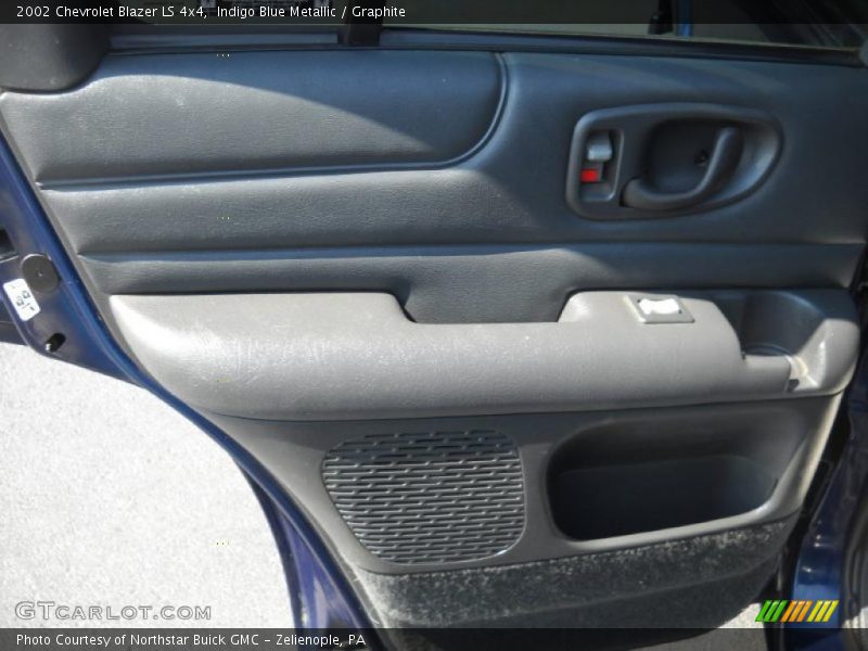 Indigo Blue Metallic / Graphite 2002 Chevrolet Blazer LS 4x4