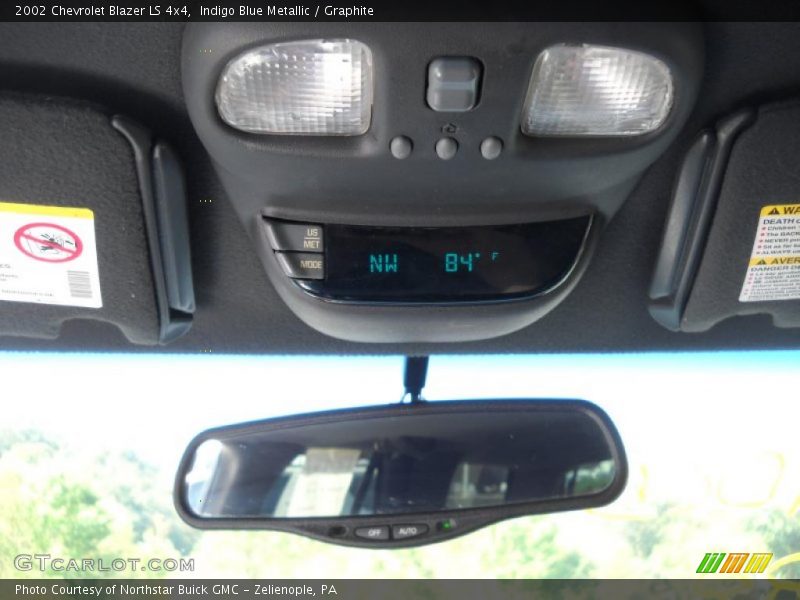 Indigo Blue Metallic / Graphite 2002 Chevrolet Blazer LS 4x4