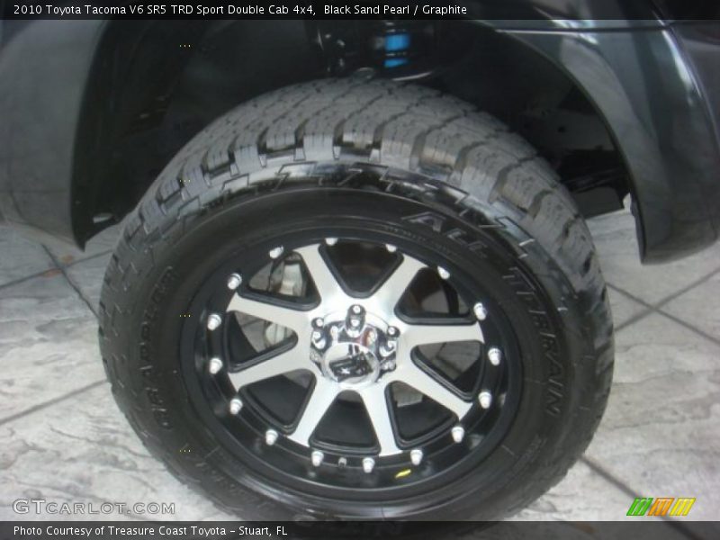 Black Sand Pearl / Graphite 2010 Toyota Tacoma V6 SR5 TRD Sport Double Cab 4x4