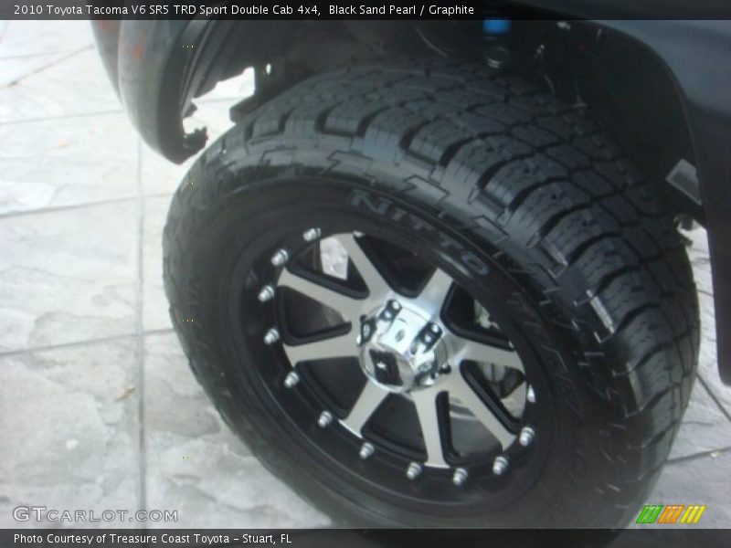 Black Sand Pearl / Graphite 2010 Toyota Tacoma V6 SR5 TRD Sport Double Cab 4x4