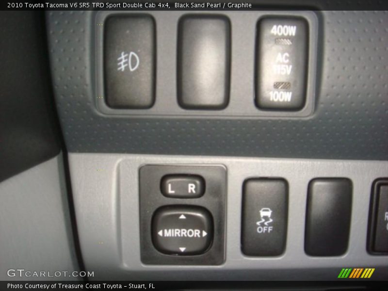 Black Sand Pearl / Graphite 2010 Toyota Tacoma V6 SR5 TRD Sport Double Cab 4x4