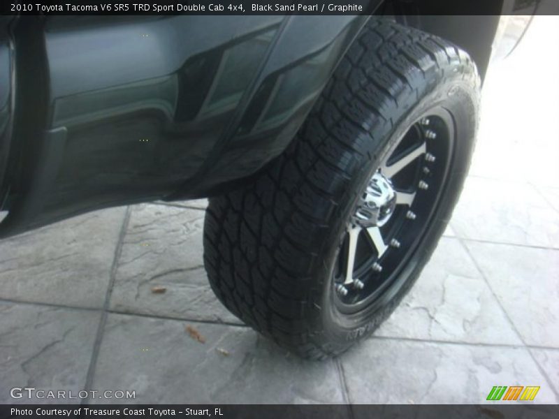Black Sand Pearl / Graphite 2010 Toyota Tacoma V6 SR5 TRD Sport Double Cab 4x4