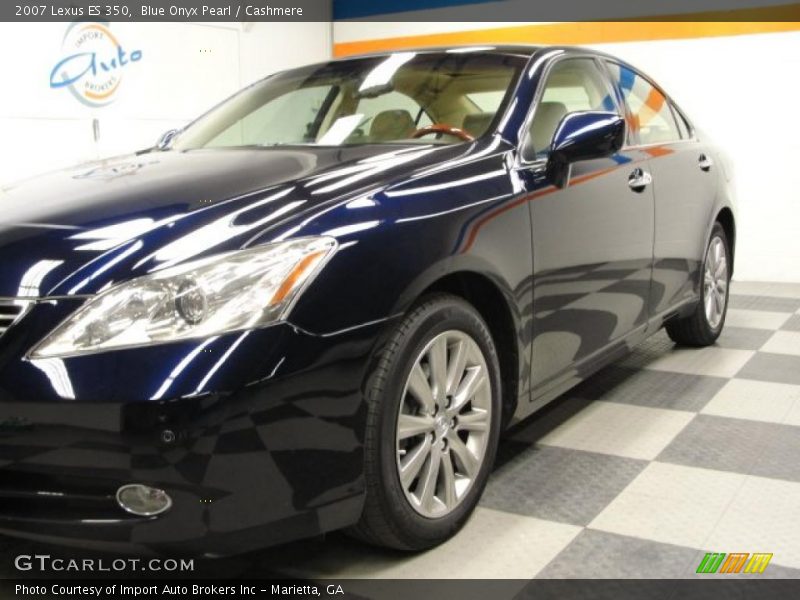 Blue Onyx Pearl / Cashmere 2007 Lexus ES 350