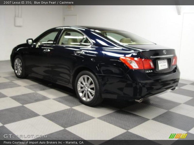 Blue Onyx Pearl / Cashmere 2007 Lexus ES 350