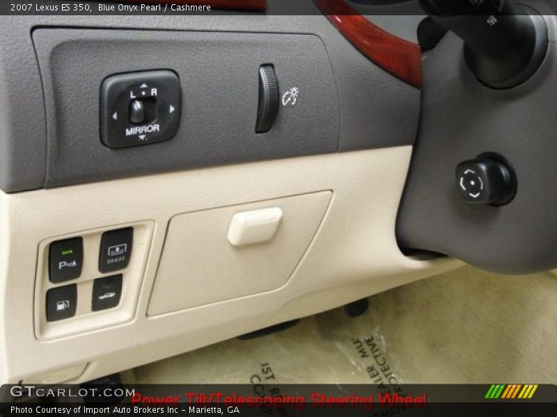 Blue Onyx Pearl / Cashmere 2007 Lexus ES 350