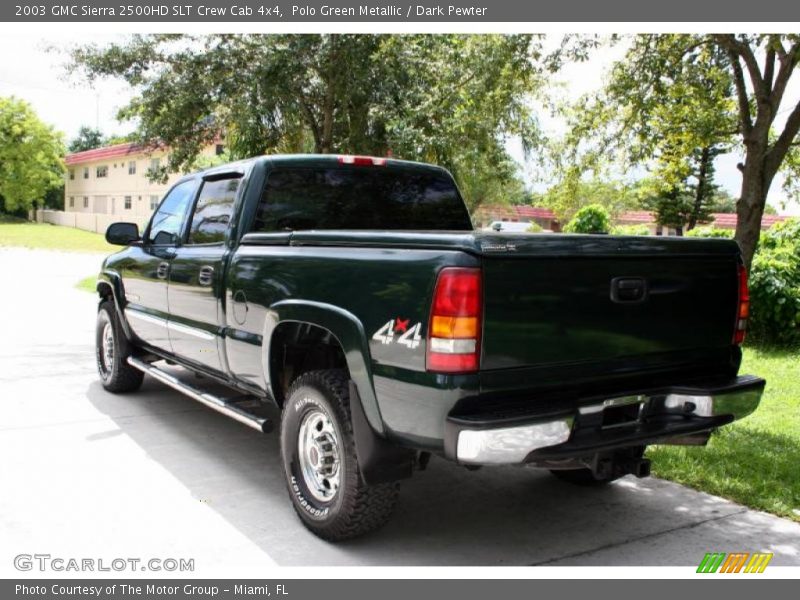 Polo Green Metallic / Dark Pewter 2003 GMC Sierra 2500HD SLT Crew Cab 4x4