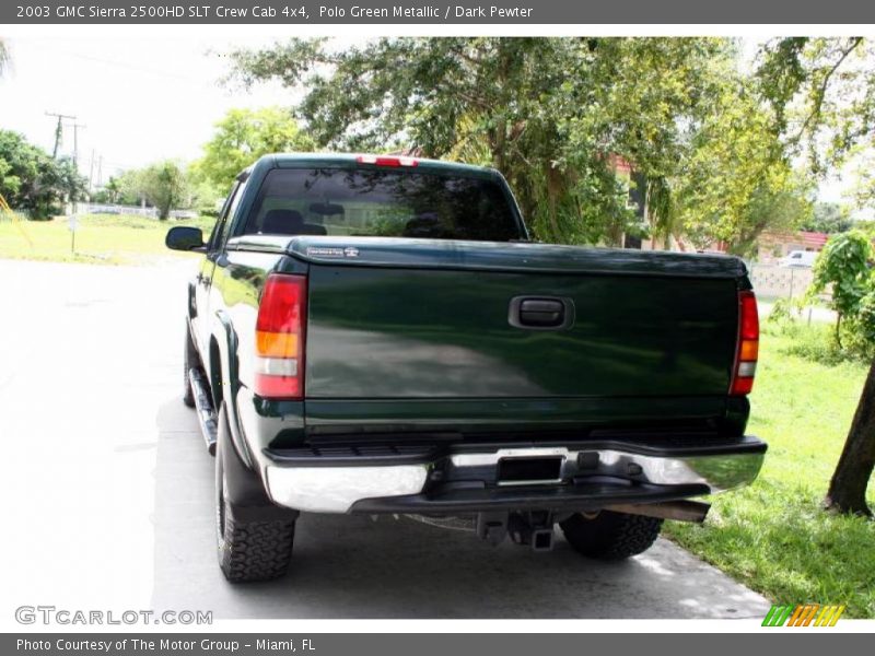 Polo Green Metallic / Dark Pewter 2003 GMC Sierra 2500HD SLT Crew Cab 4x4