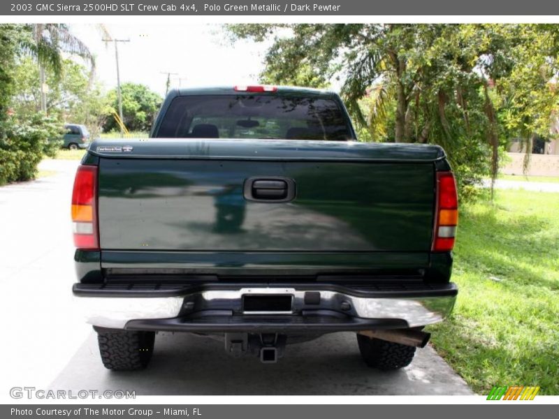 Polo Green Metallic / Dark Pewter 2003 GMC Sierra 2500HD SLT Crew Cab 4x4