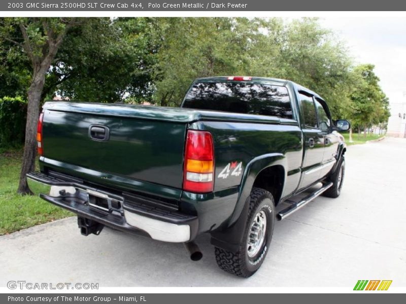 Polo Green Metallic / Dark Pewter 2003 GMC Sierra 2500HD SLT Crew Cab 4x4