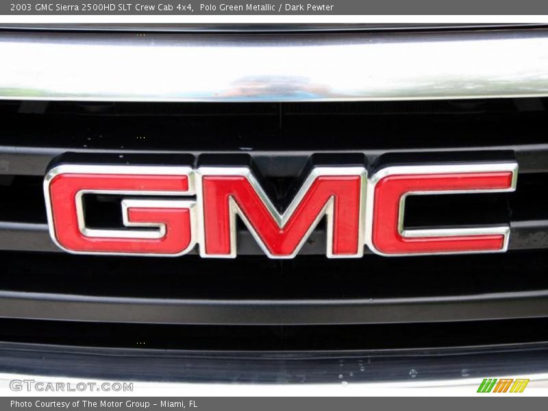 Polo Green Metallic / Dark Pewter 2003 GMC Sierra 2500HD SLT Crew Cab 4x4