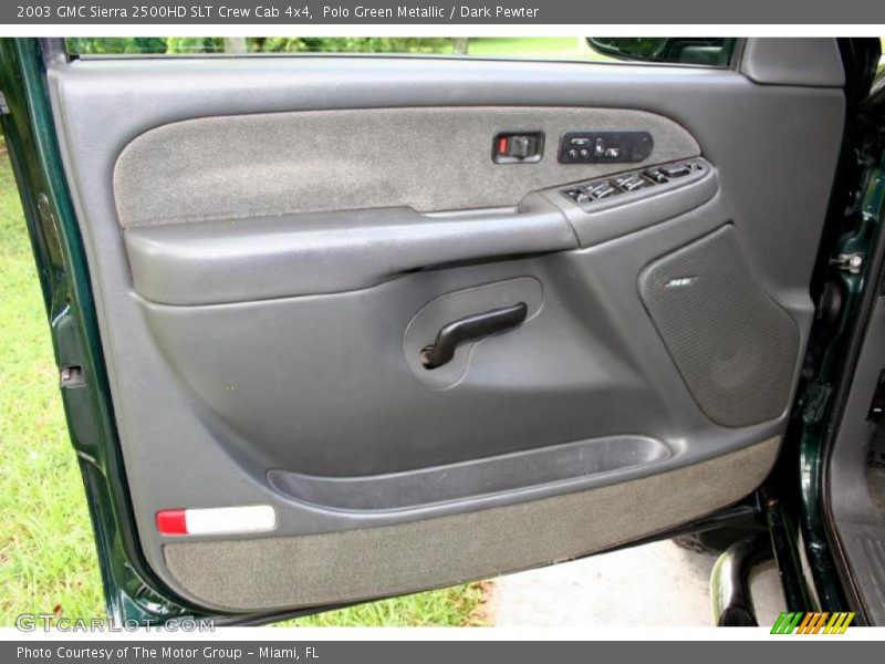 Polo Green Metallic / Dark Pewter 2003 GMC Sierra 2500HD SLT Crew Cab 4x4