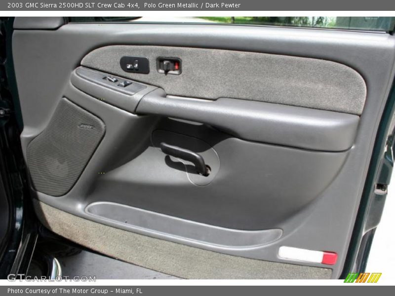 Polo Green Metallic / Dark Pewter 2003 GMC Sierra 2500HD SLT Crew Cab 4x4