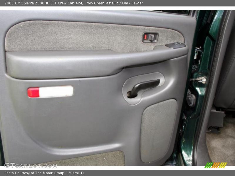 Polo Green Metallic / Dark Pewter 2003 GMC Sierra 2500HD SLT Crew Cab 4x4