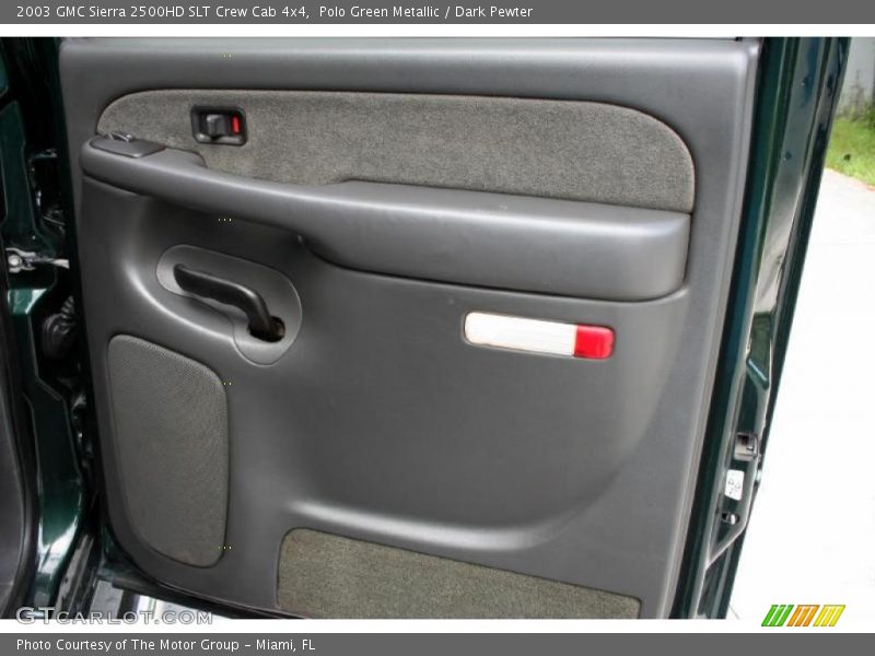 Polo Green Metallic / Dark Pewter 2003 GMC Sierra 2500HD SLT Crew Cab 4x4