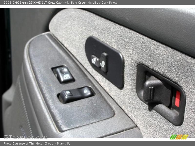 Polo Green Metallic / Dark Pewter 2003 GMC Sierra 2500HD SLT Crew Cab 4x4