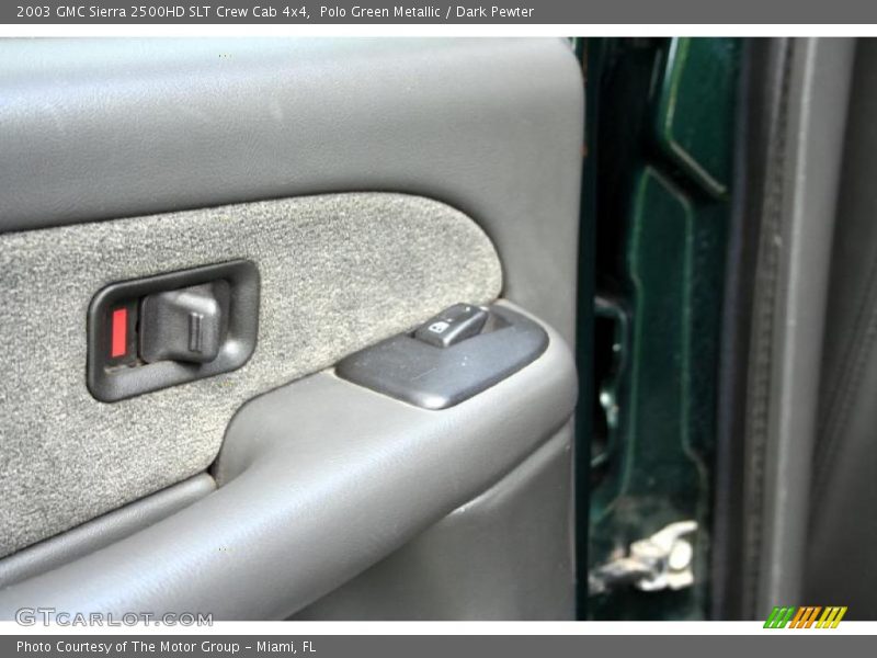 Polo Green Metallic / Dark Pewter 2003 GMC Sierra 2500HD SLT Crew Cab 4x4