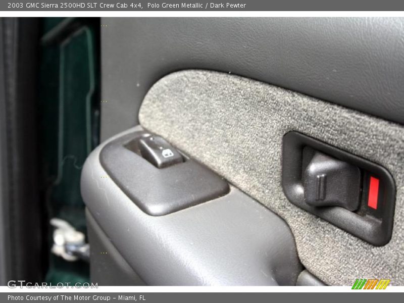 Polo Green Metallic / Dark Pewter 2003 GMC Sierra 2500HD SLT Crew Cab 4x4