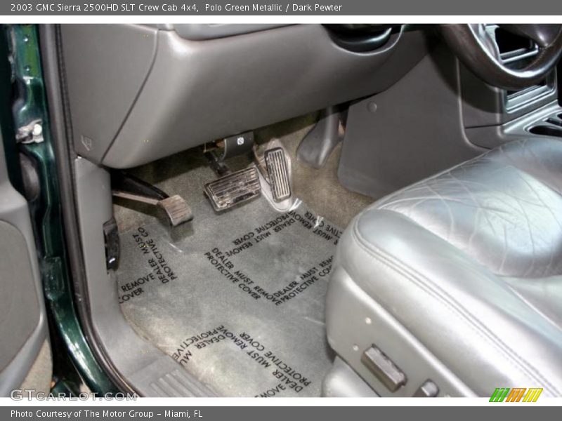 Polo Green Metallic / Dark Pewter 2003 GMC Sierra 2500HD SLT Crew Cab 4x4